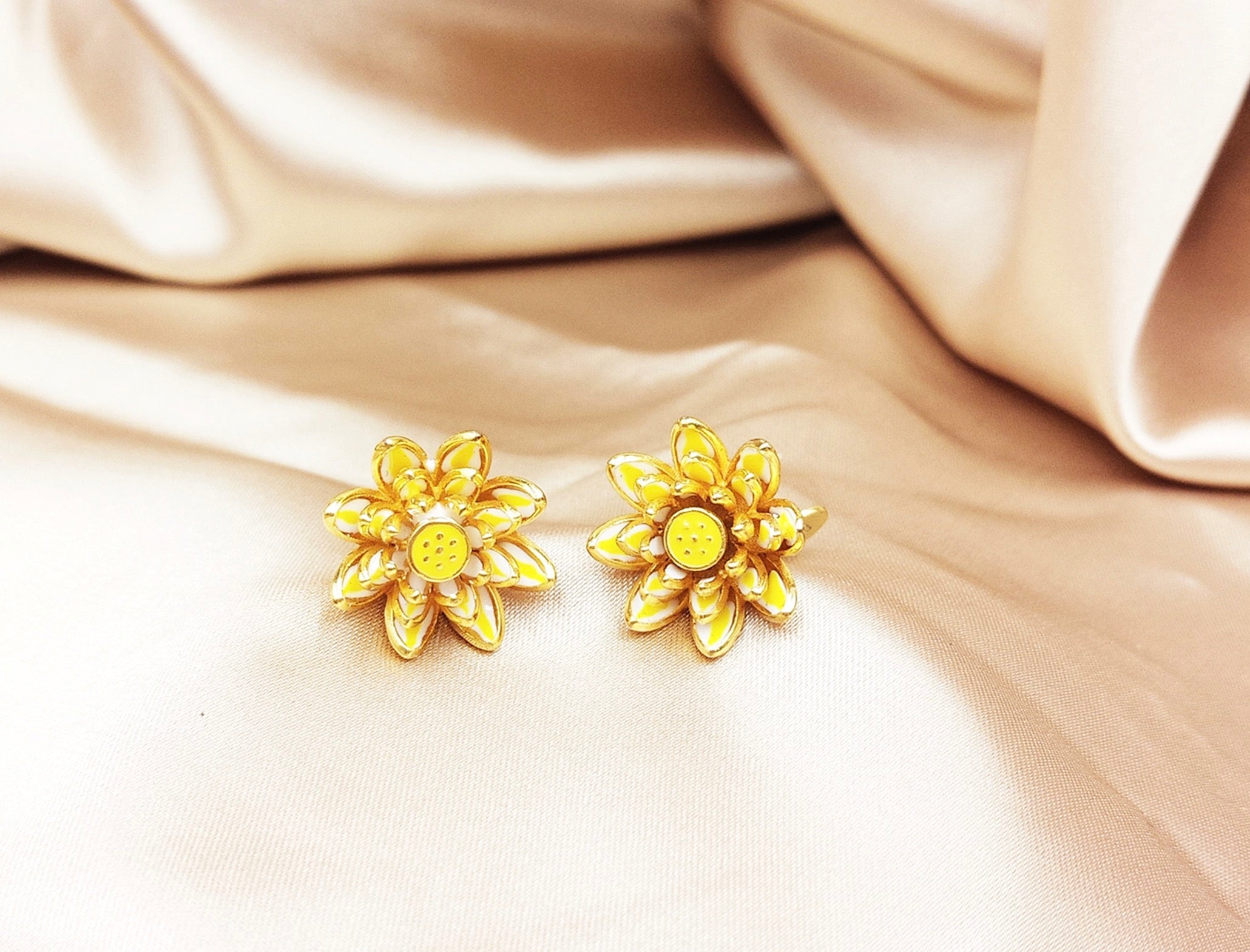 Lotus Earrings