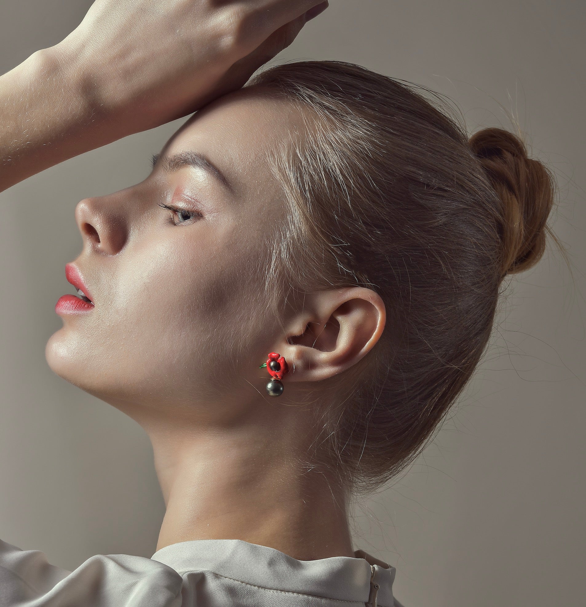 Poppy Flower Earrings