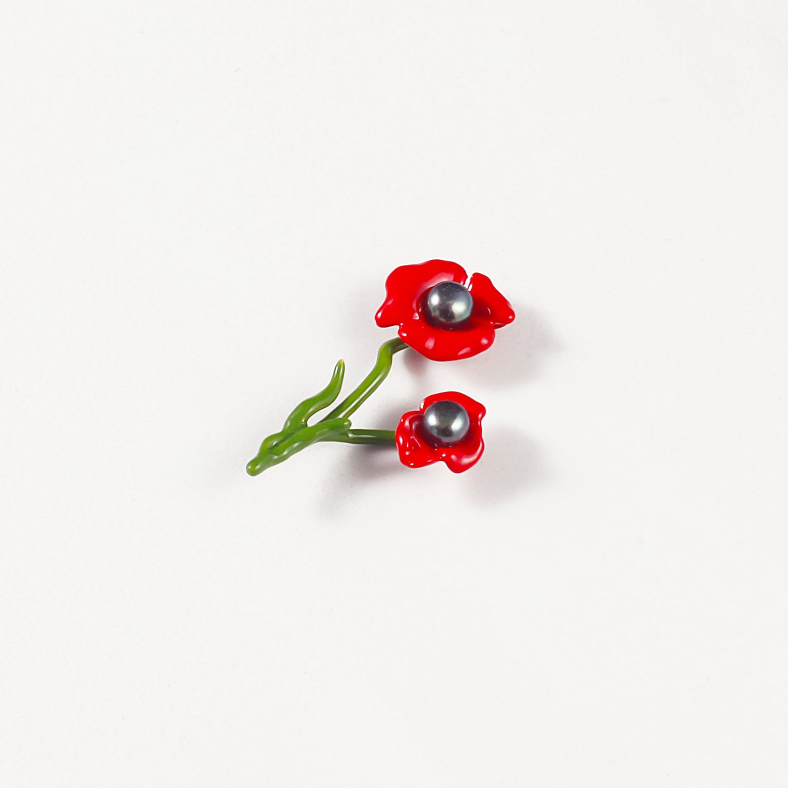 Poppy Flower Necklace